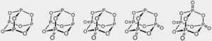 Struktura oxidů fosforu