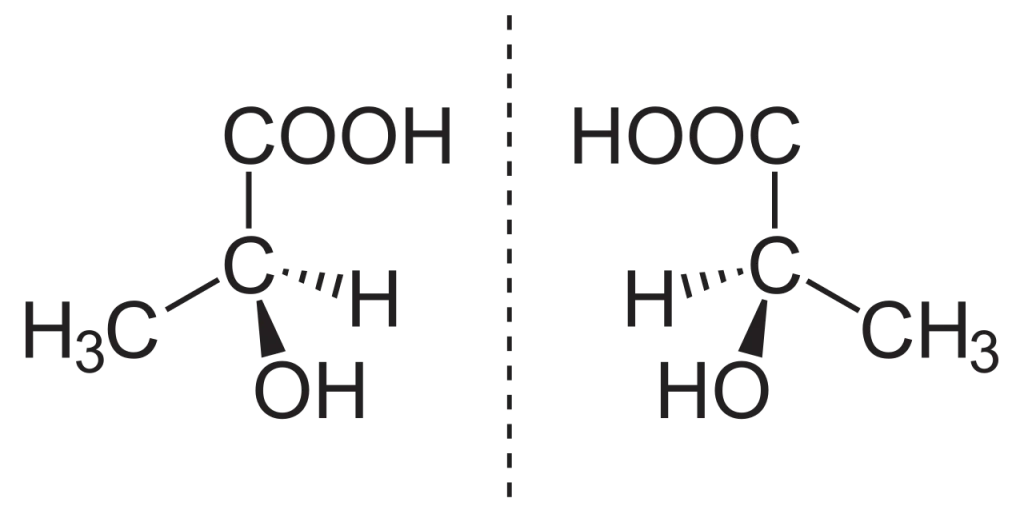 Enantiomery kyseliny mléčné